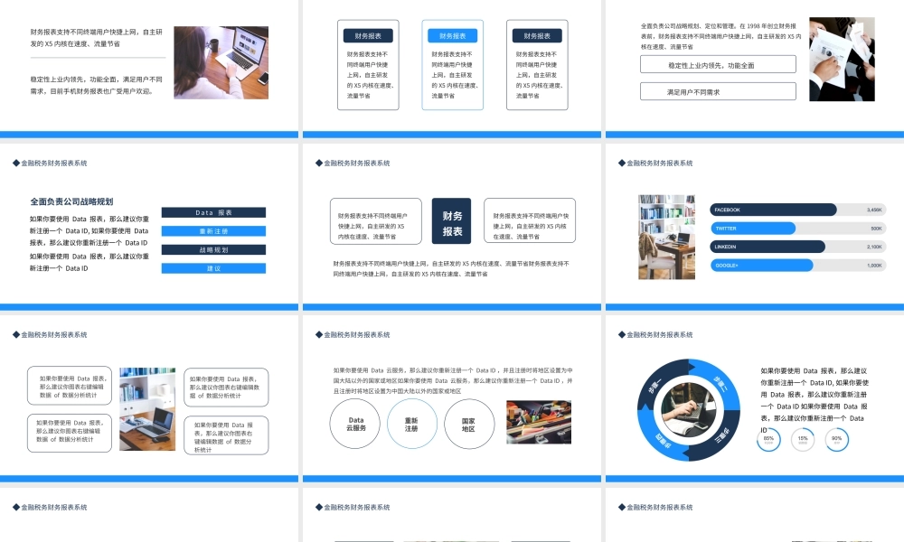 金融税务财务报表系统动态PPT.pptx