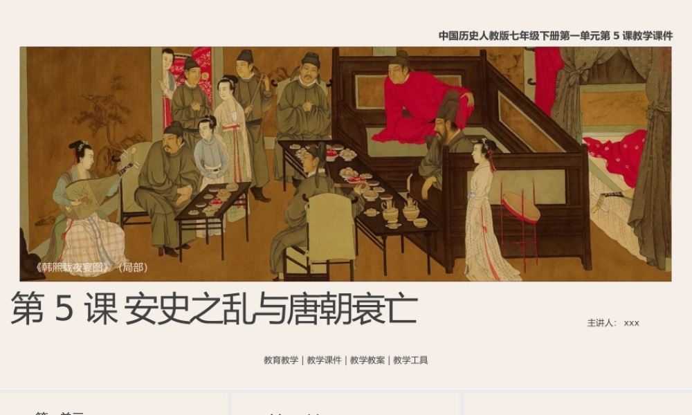 历人七下第5课《安史之乱与唐朝衰亡》教学课件.pptx