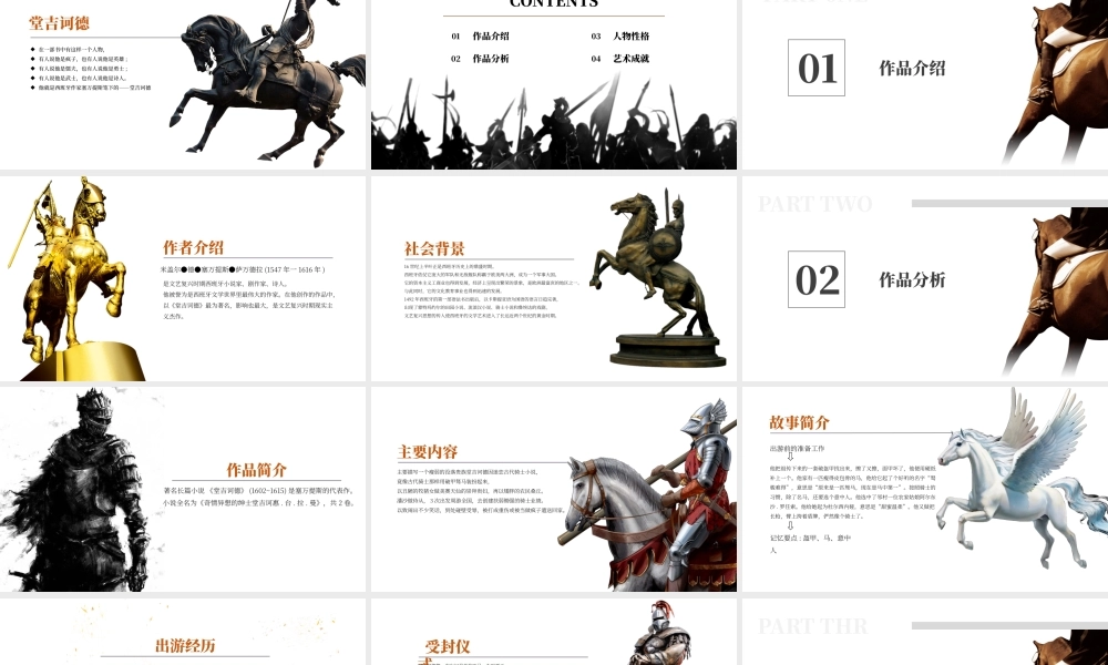 《堂吉诃德》名著导读读后感.pptx