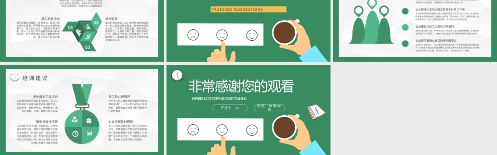 团队精神培训工作汇报员工职业心态培训心得PPT模板.pptx