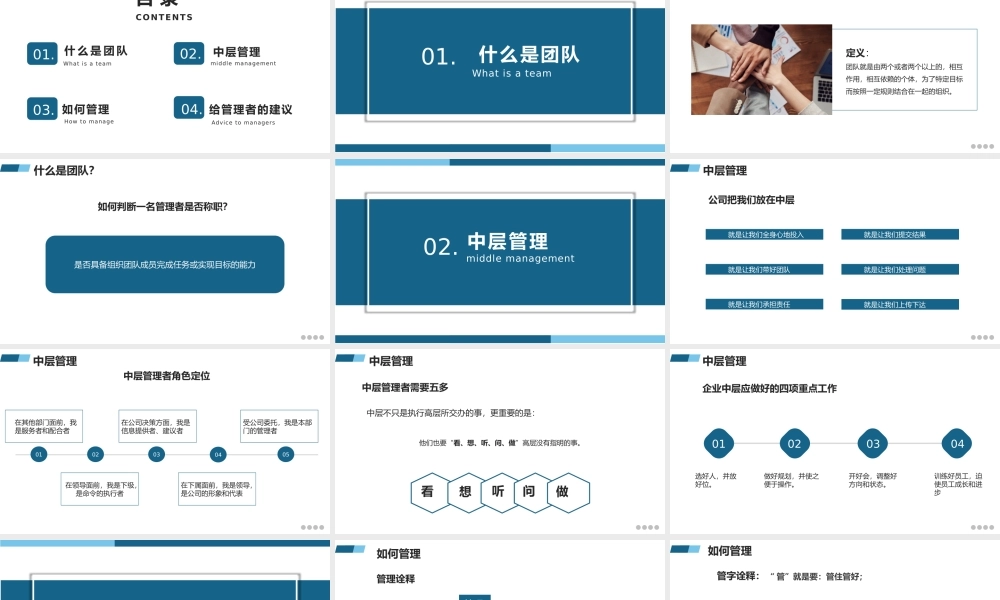 管理者如何带好团队PPT培训.pptx