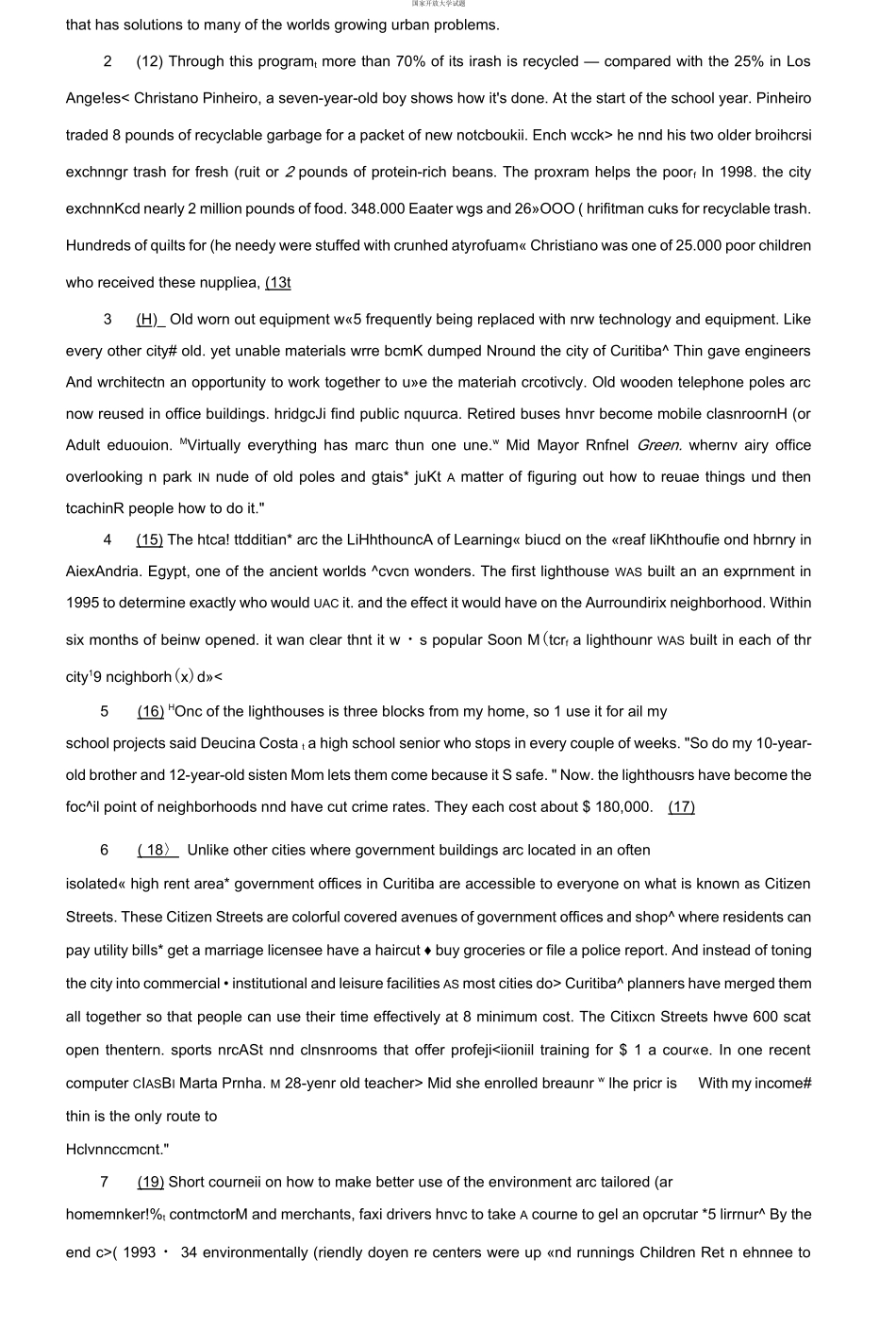 国家开放大学电大专科《英语阅读3》2020-2021期末试题及答案试卷号：2157.docx_第3页