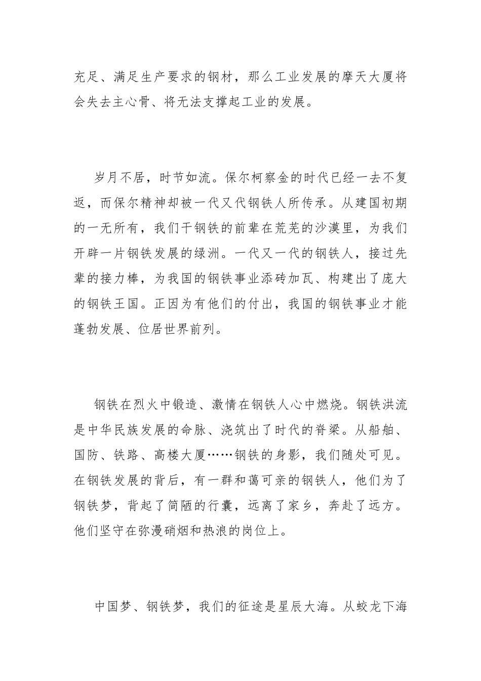 2022纪录片《钢铁脊梁》的观后感范文精选五篇.docx_第2页