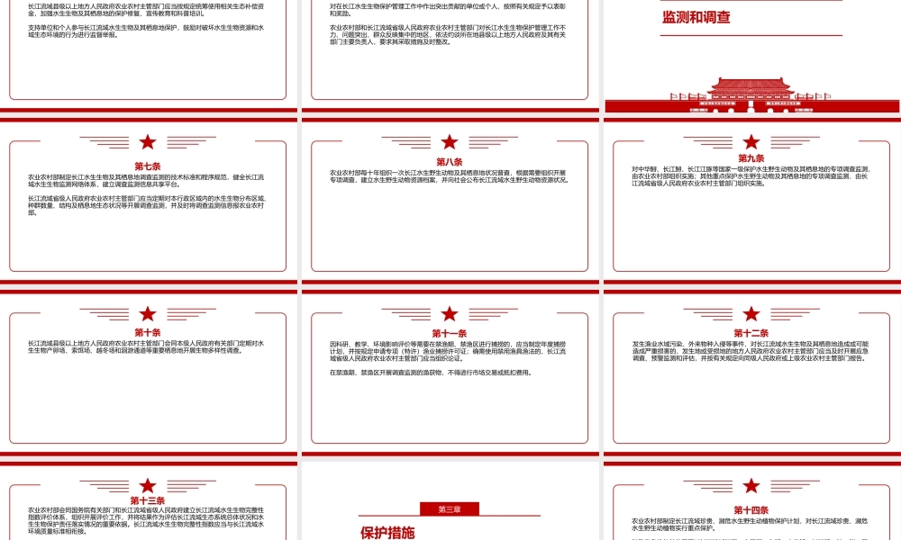 2021《长江水生生物保护管理规定》全文学习材料PPT课件（带内容）.ppt
