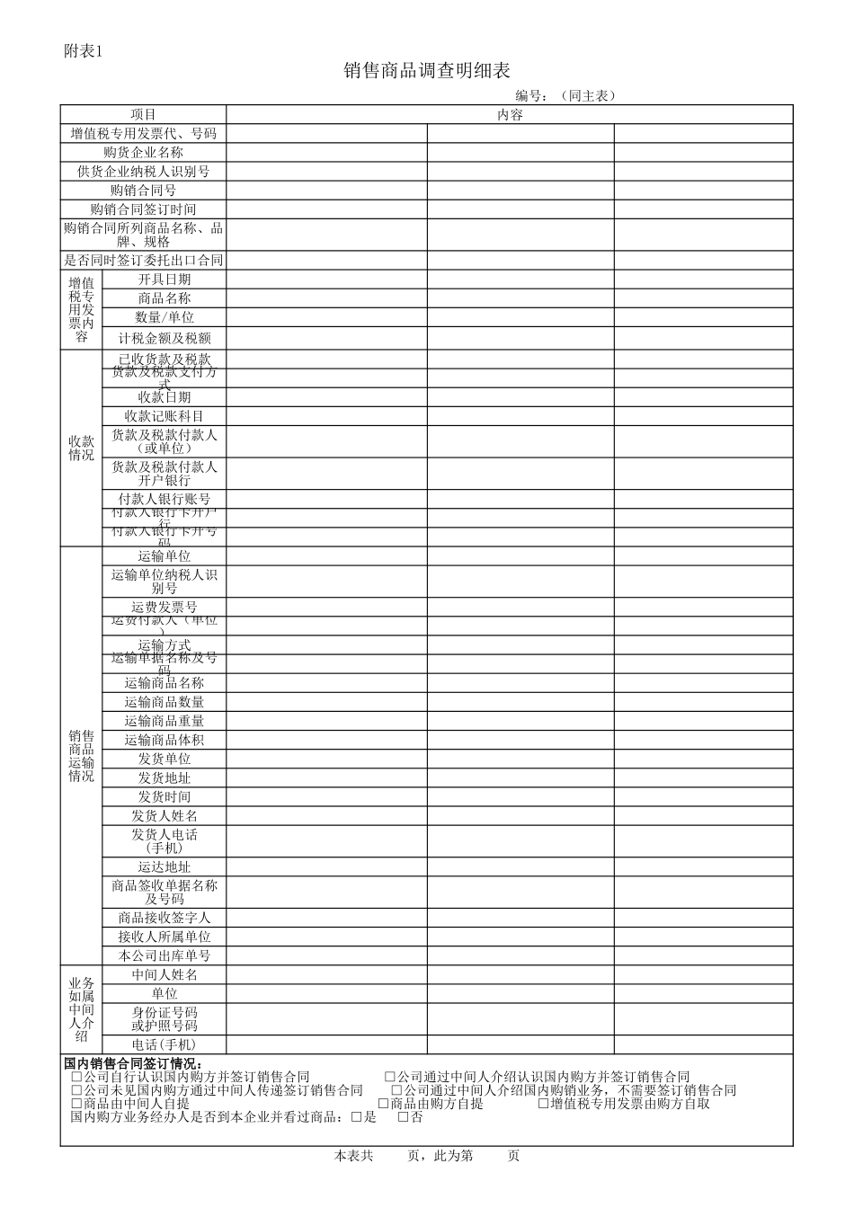 供货企业自查表资料一览表Excel模板.xls_第3页