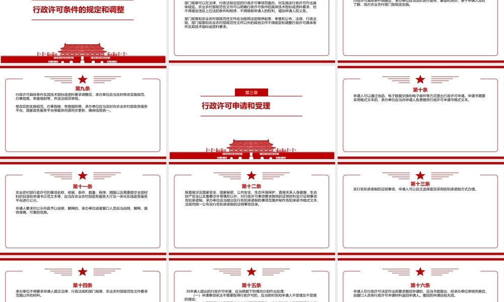 2021《农业农村部行政许可实施管理办法》全文学习材料PPT课件（带内容）.ppt