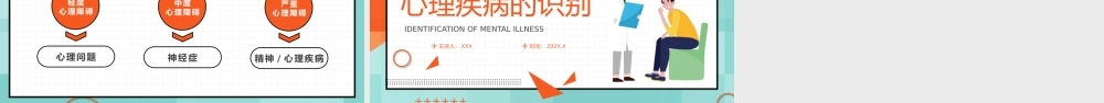 关爱预防心理疾病心理疾病的识别宣传PPT课件（带内容）.pptx