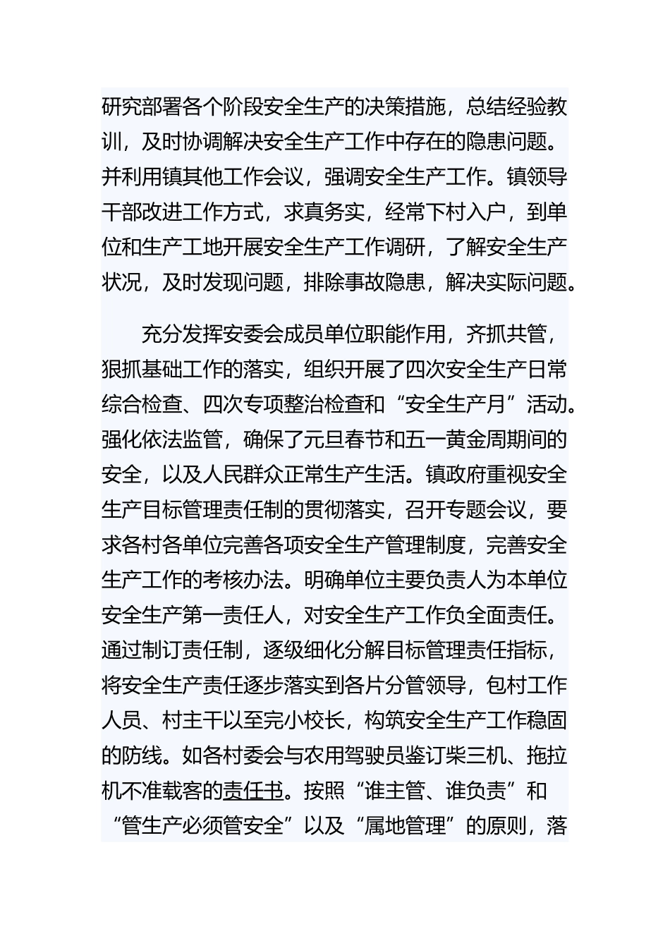安全生产工作半年总结精选范文六篇.docx_第2页