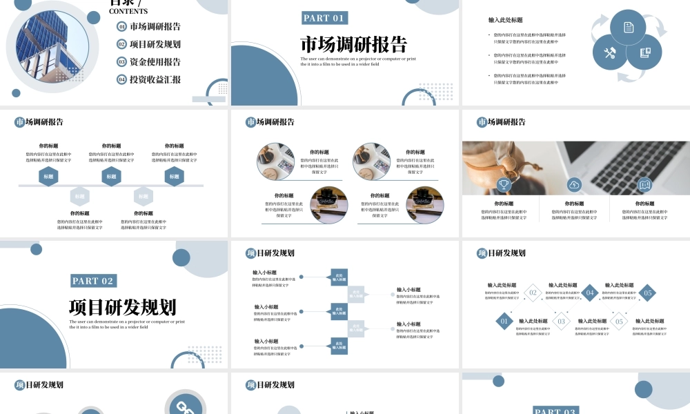 商业项目计划书PPT模板.pptx