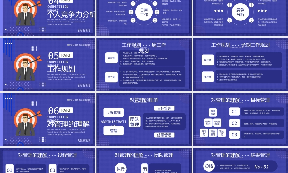 销售经理主管岗位竞聘报告PPT课件（带内容）.pptx