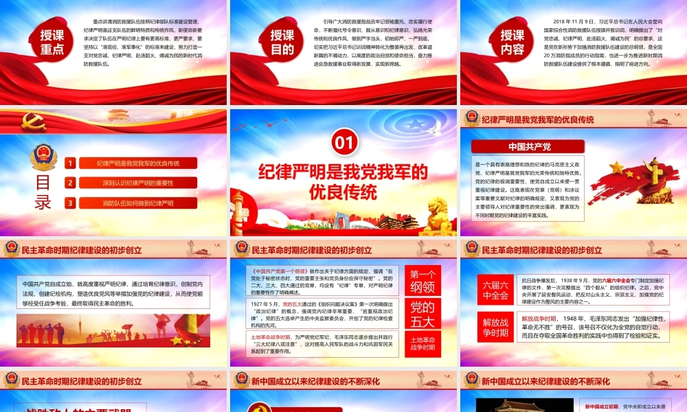 学训词铸忠诚创新业立新功纪律严明做到纪律严明必须用铁的纪律打造铁的队伍PPT课件（带内容）.pptx