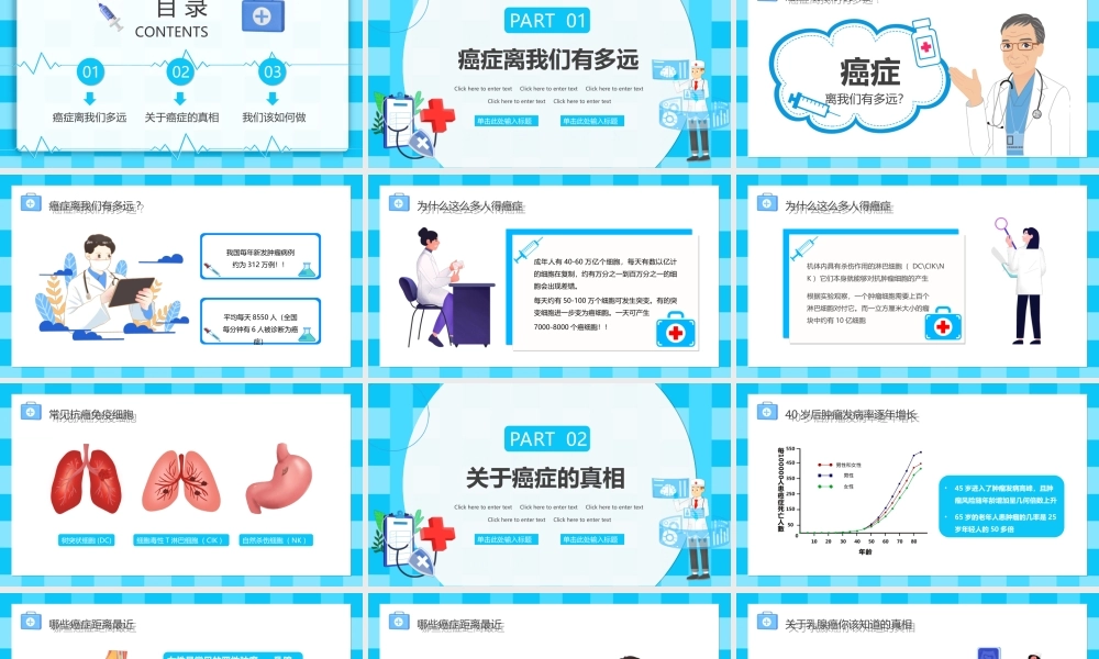 世界抗癌日癌症预防知识讲座宣传培训PPT课件（带内容）1.ppt