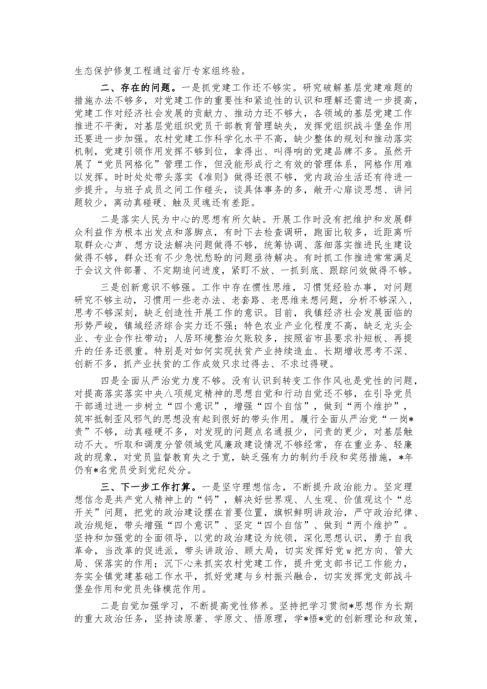 乡镇书记2021年述职述廉报告.docx_第2页