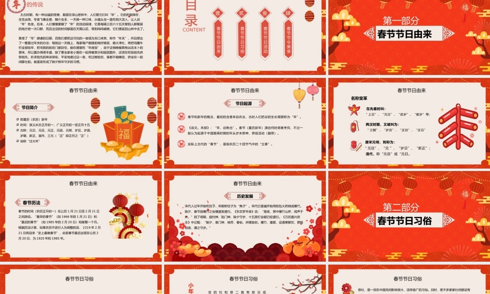 新年春节节日介绍主题PPT.pptx