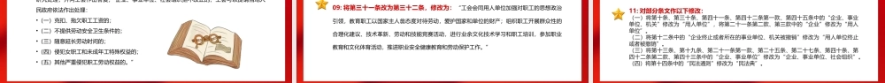 2022新修改《工会法》重点解读（含修改全文）PPT课件（带内容）.pptx