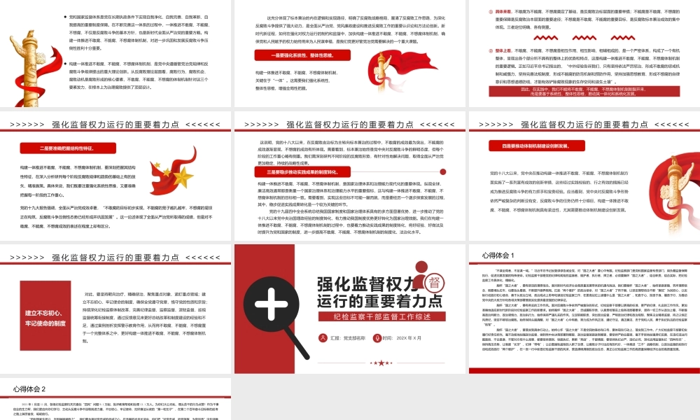纪检监察干部监督工作综述-强化监督权力运行的重要着力点PPT课件（带内容）.pptx