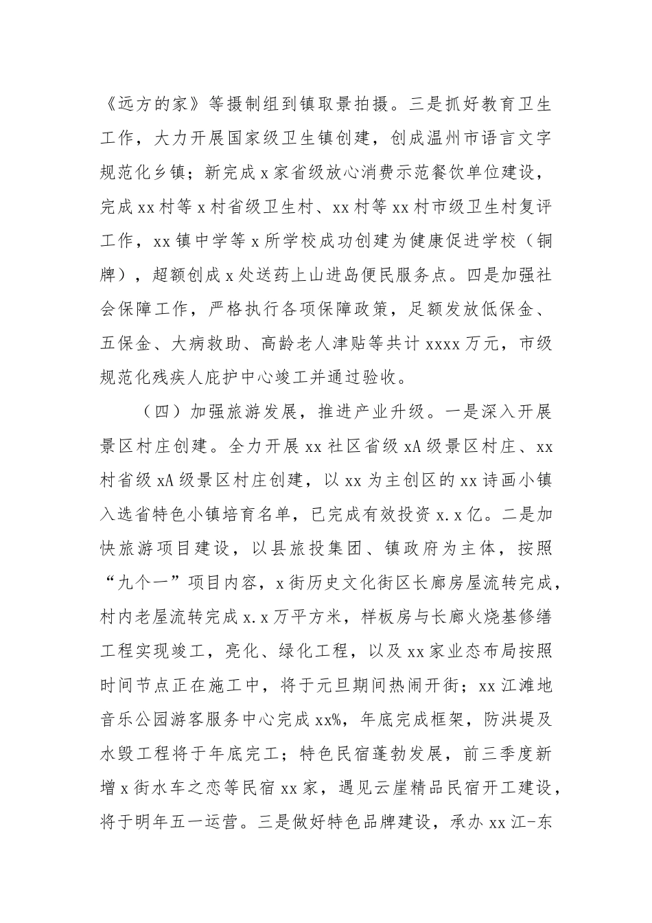乡镇2021年旅游产业建设工作总结和2022年工作思路.docx_第3页