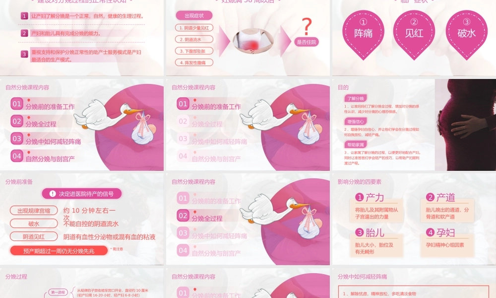 准妈妈产前认知培训课程PPT.pptx
