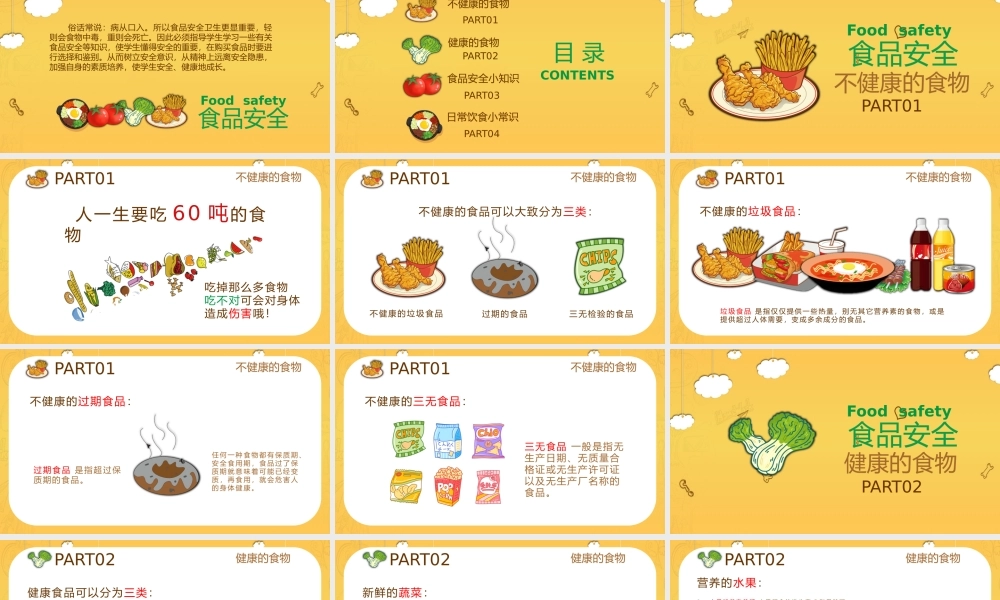 中小学生食品安全与卫生知识培训动态PPT.pptx