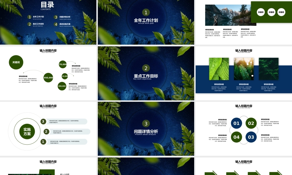 自然星空新年工作计划.pptx