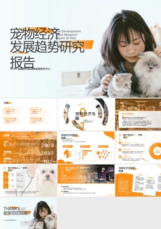宠物经济发展趋势研究报告ppt课件（带内容）.pptx