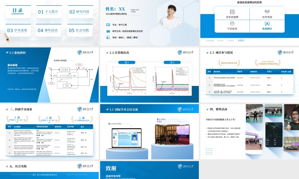 20XX年硕士研究生国家奖学金答辩ppt课件（带内容）.pptx