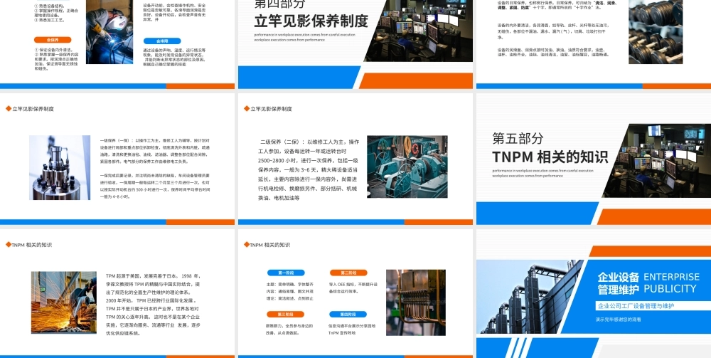 XX企业公司工厂设备管理与维护PPT课件（带内容）.ppt