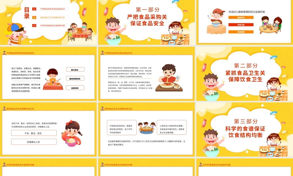 幼儿园膳食委员会幼儿膳食管理的民主监督机制PPT课件（带内容）.pptx