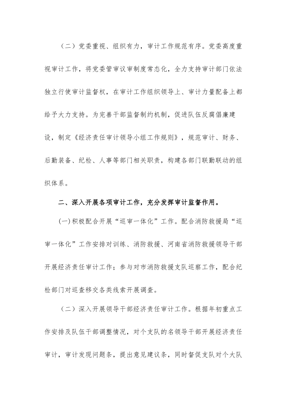 2021年度审计工作述职述廉汇报材料.docx_第2页