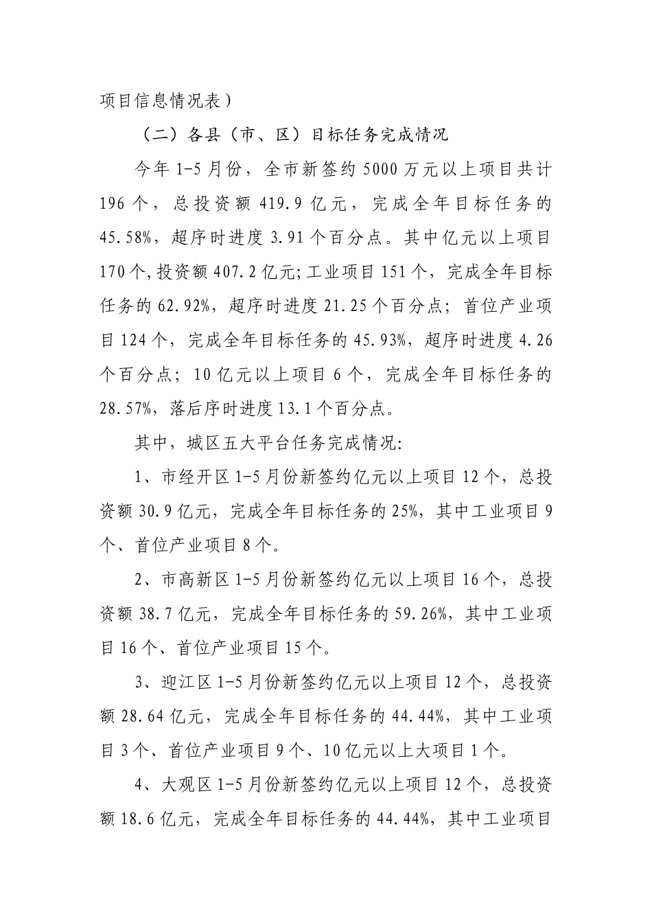 2021上半年招商引资工作汇报.docx_第2页