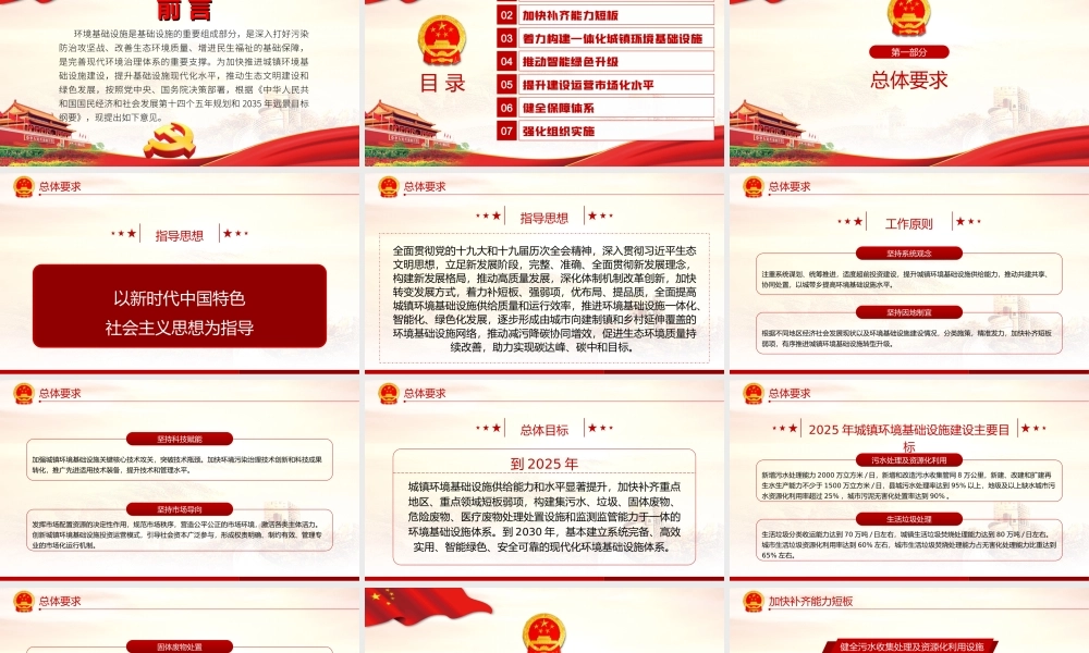 关于加快推进城镇环境基础设施建设的指导意见学习PPT课件（带内容）.ppt