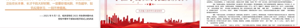年轻干部如何健康成长相关领导这样强调PPT课件（带内容）.ppt