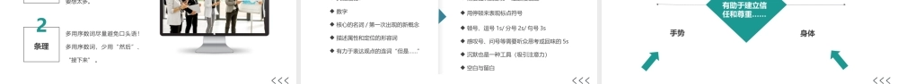 商务灰绿色如何商务灰绿色如何在客户和领导面前做好汇报工作培训PPT课件（带内容）.pptx