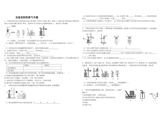 人教九上化学 第二单元 课题3氧气的制取-精选习题（无答案）.doc
