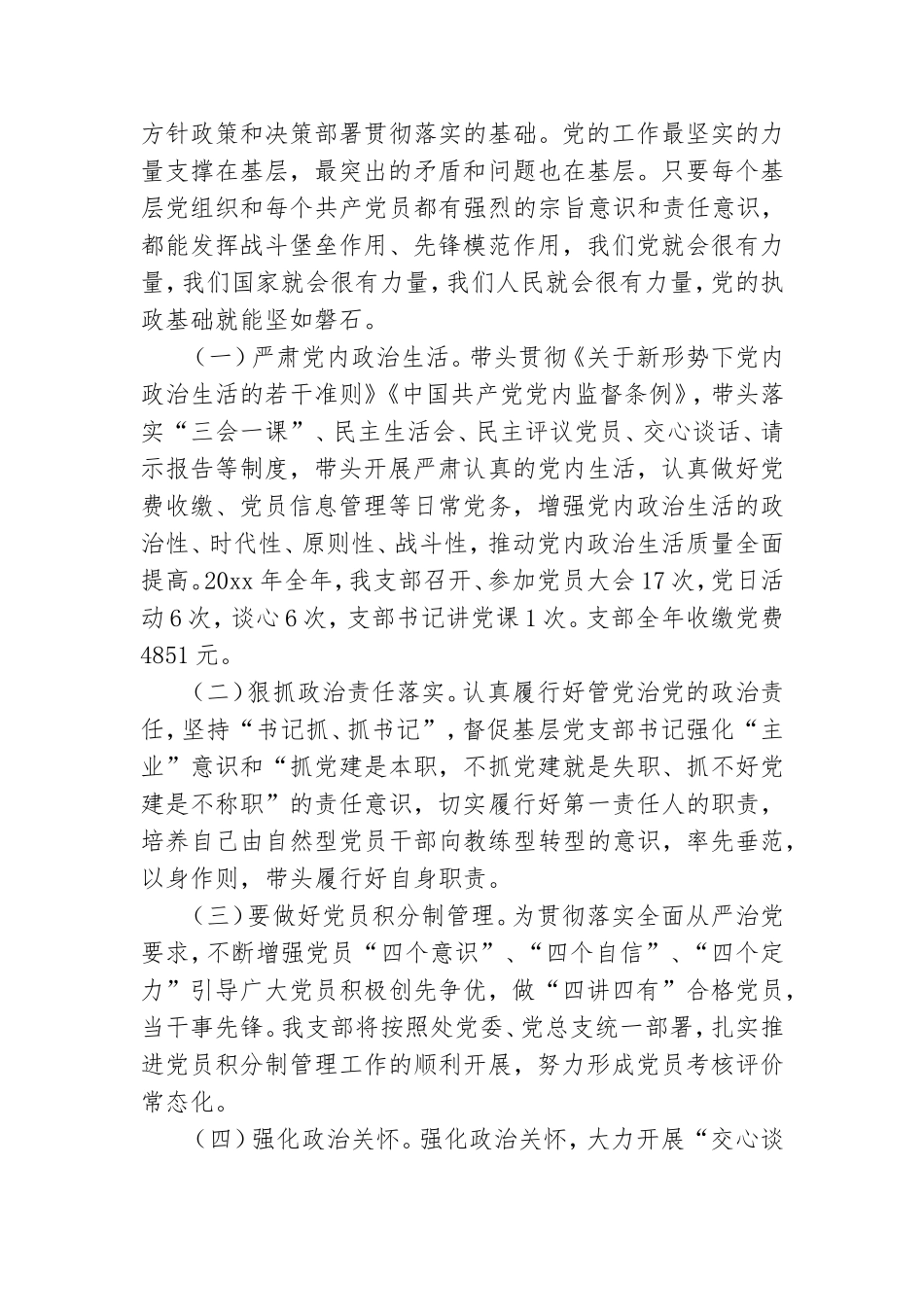 国企党支部书记述职报告精选范文3篇.doc_第3页
