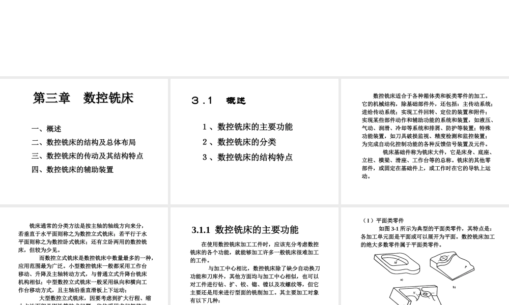 数控机床结构及应用(第3章数控铣床).ppt