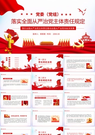 落实全面从严治党主体责任规定动态PPT.pptx