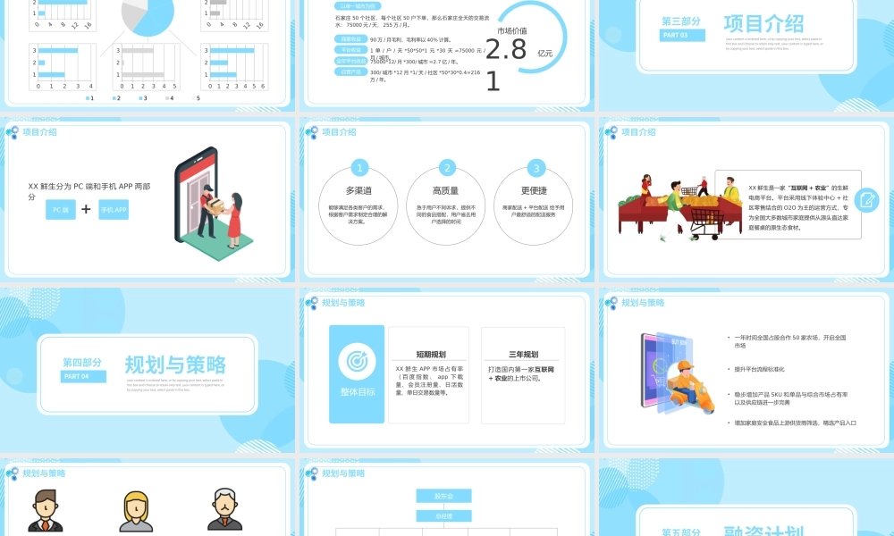APP项目运营策划商业计划书PPT模板.pptx