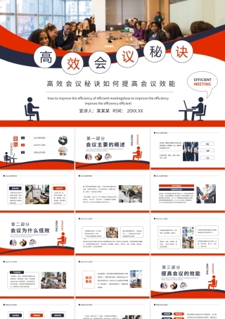 高效会议秘诀如何提高会议效能动态PPT.pptx