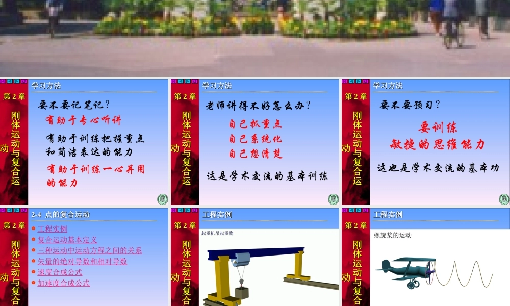理论力学2-4 点的复合运动.ppt