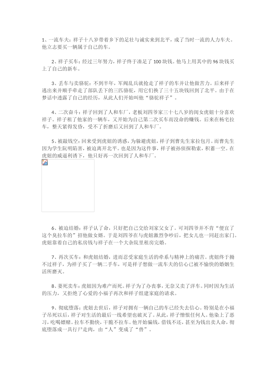 骆驼祥子中考语文知识点.doc_第2页