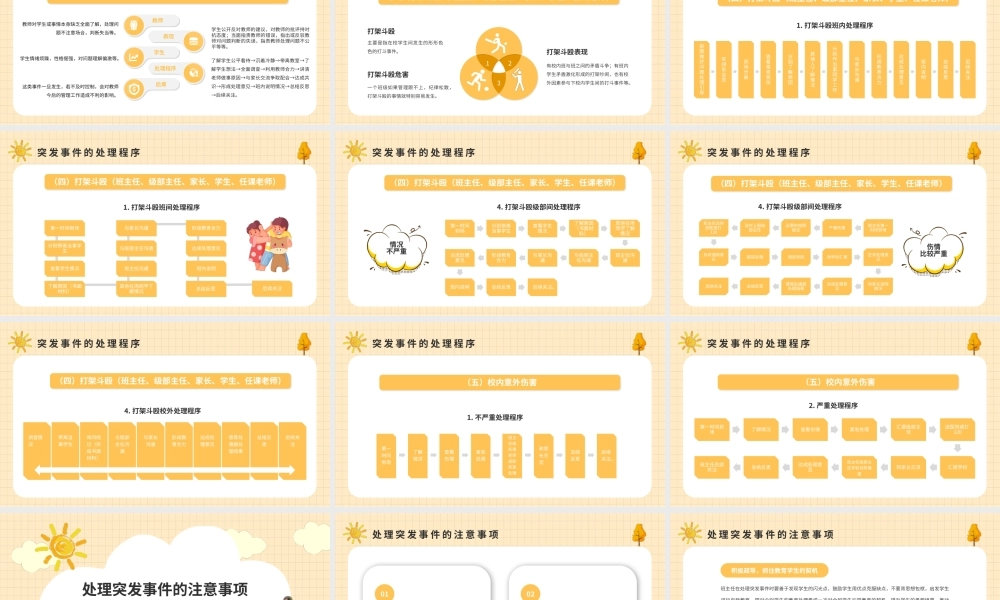 橙色卡通教师入职培训PPT模板.pptx