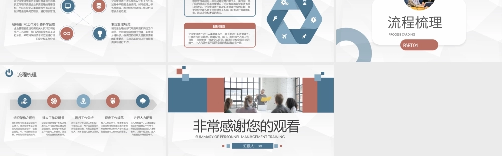 行政人事管理计划部门员工岗位技能学习人事管理培训总结PPT模板.pptx