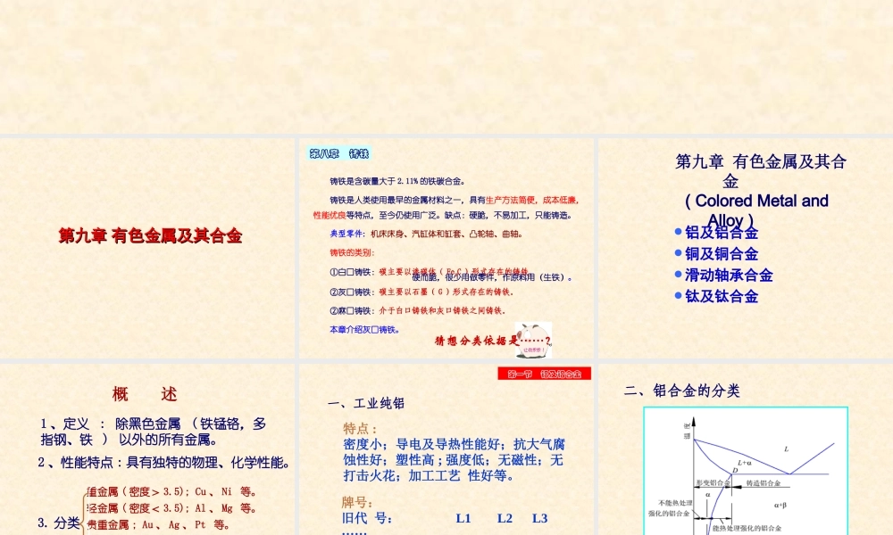 大学工程材料课件第九章有色金属及其合金.ppt