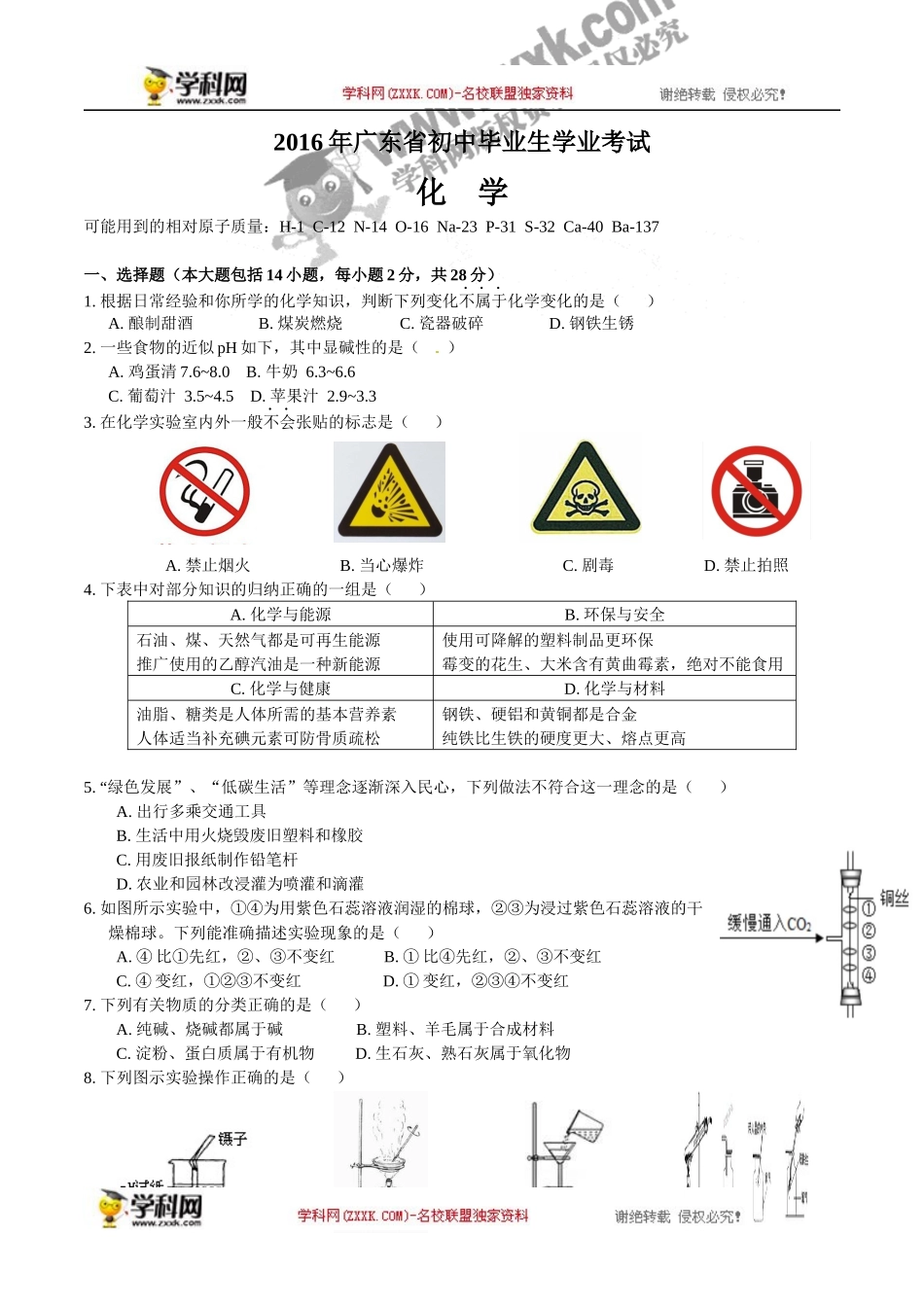 广东 2016年中考化学试题.docx_第1页
