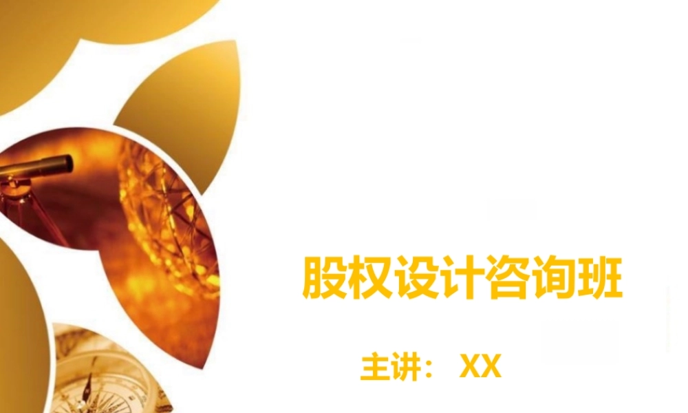 股权设计培训资料.pptx