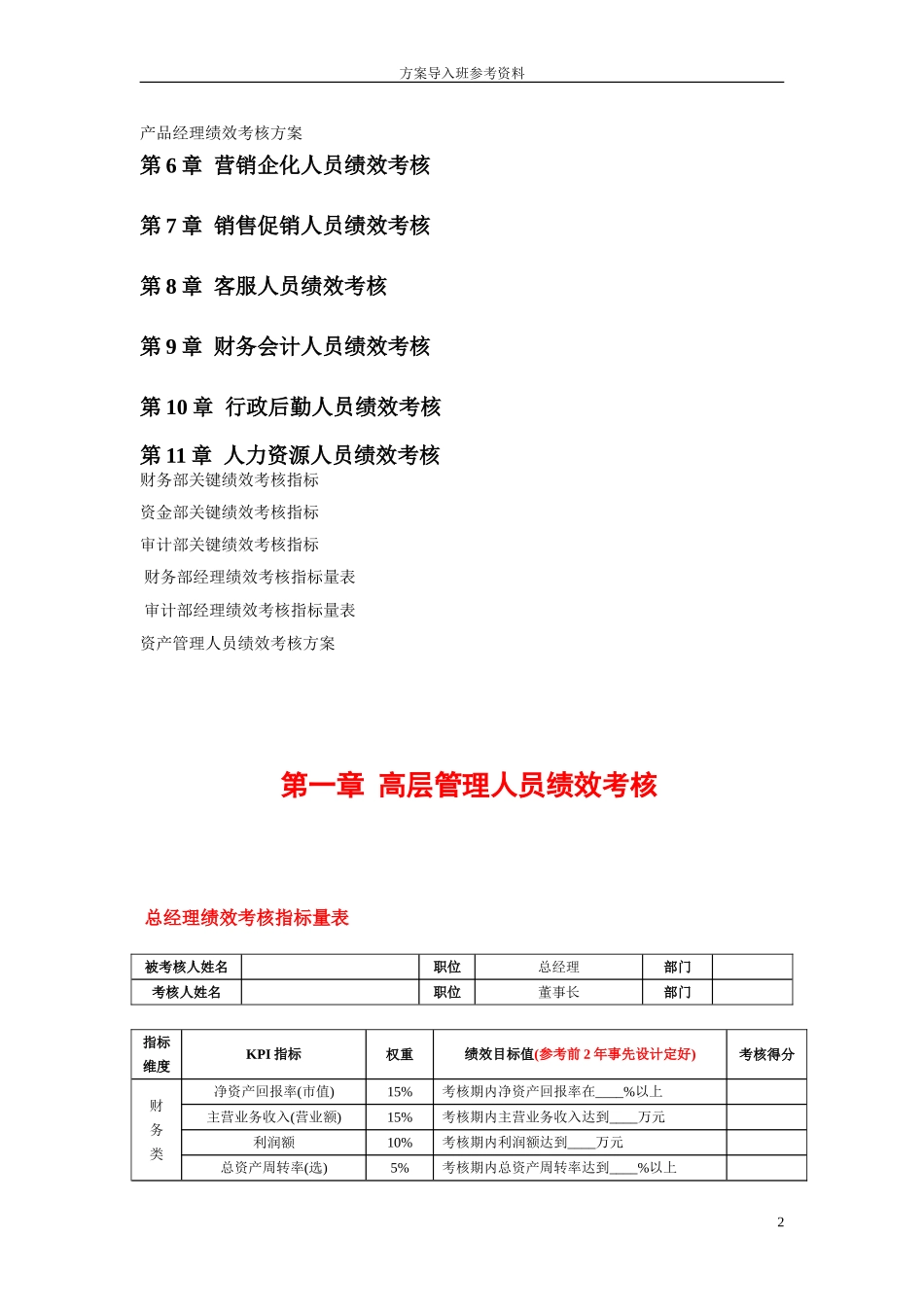 能力指标库(各部门绩效考核指标).doc_第2页