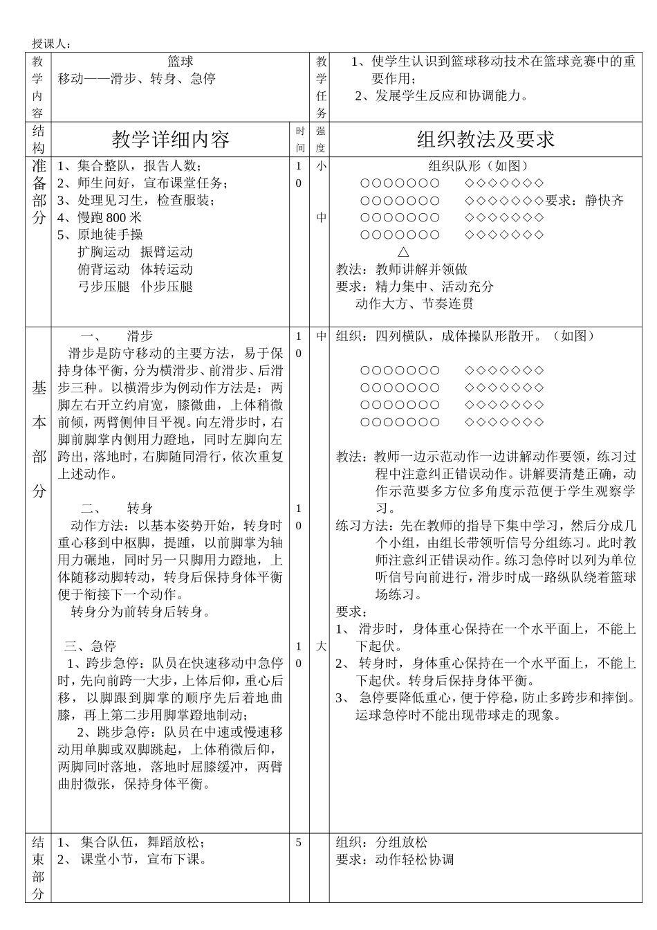 中学篮球教案.doc_第2页