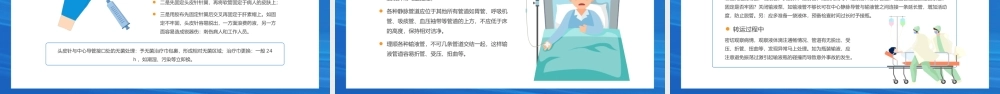 静脉输液护理知识培训蓝色渐变简约PPT模板.pptx