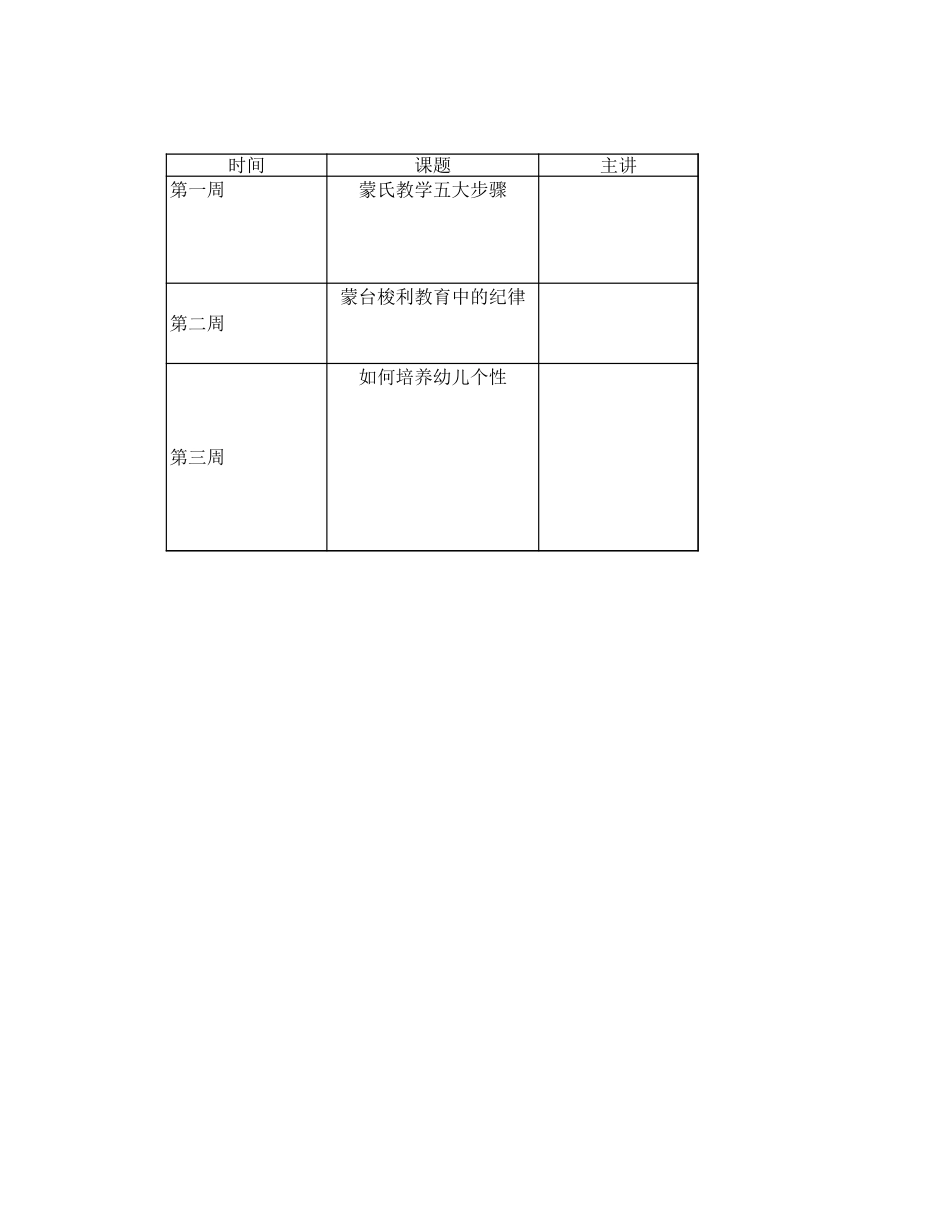 蒙氏讲堂.xls_第1页